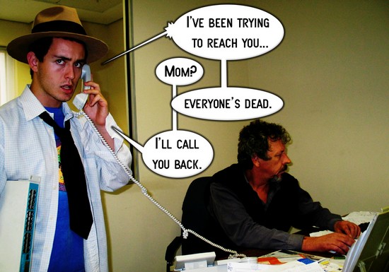 Dick Gunner and the Case of the Rainbow Serpent by Tom McNally Panel 4